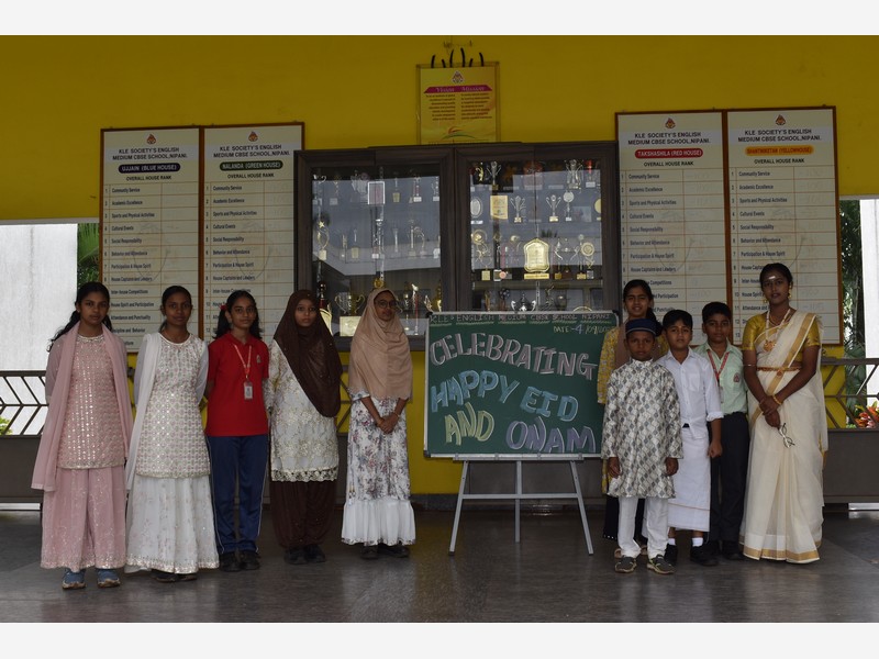 Celebration of Onam and EID