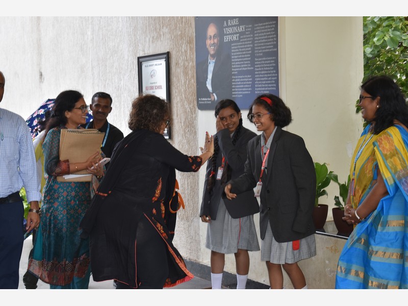 LGB Members Visited School