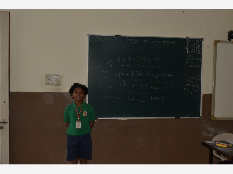 Maths Tables Competition