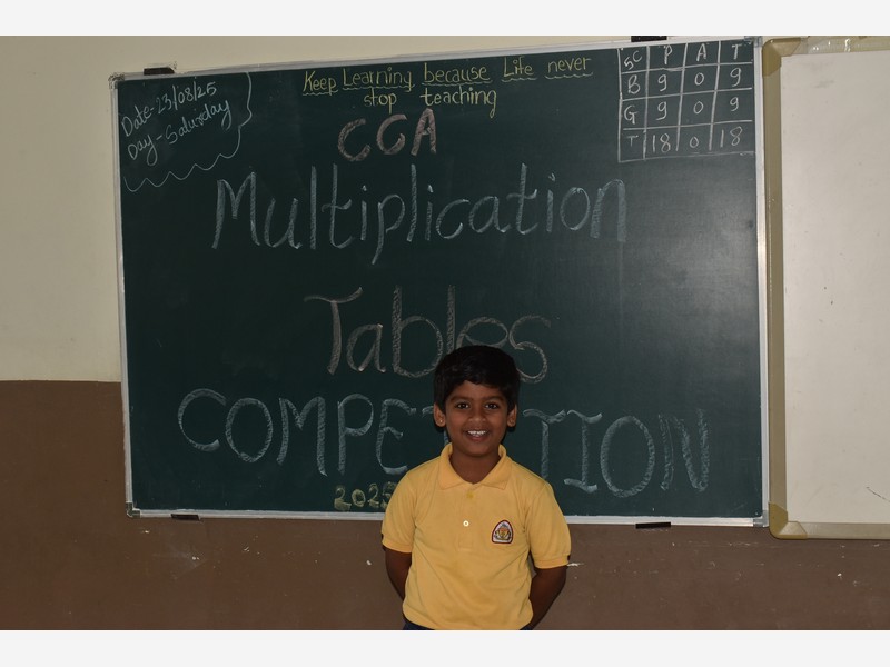 Maths Tables Competition