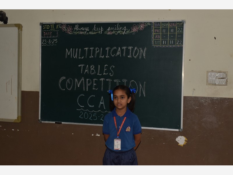 Maths Tables Competition