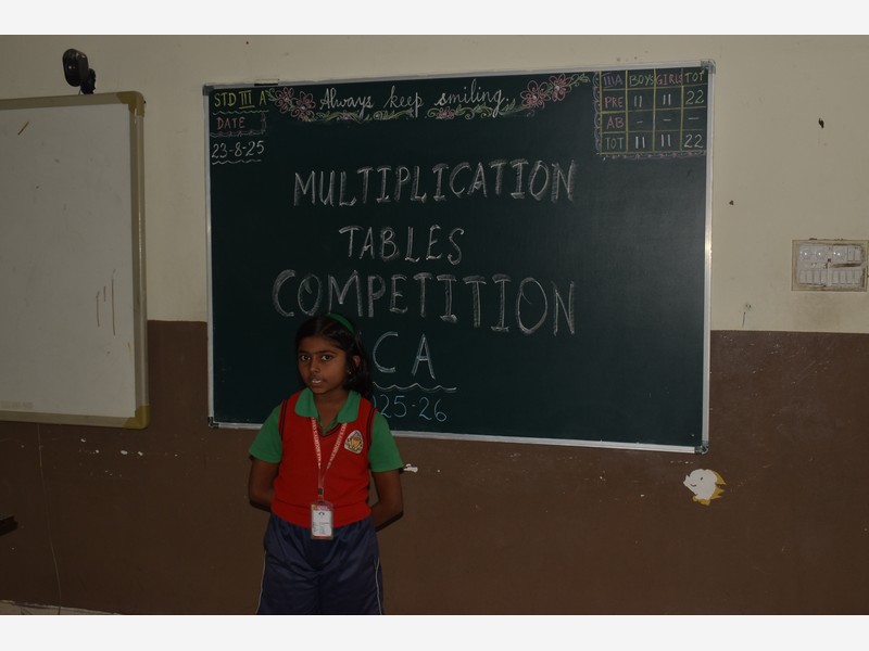 Maths Tables Competition