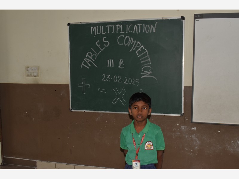 Maths Tables Competition