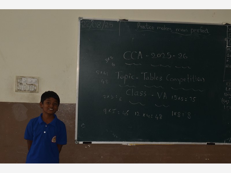 Maths Tables Competition