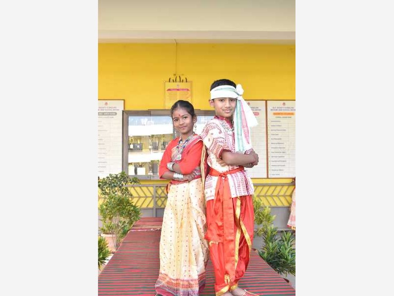 Sankranti Ethenic Day 1st Std 2025-26 KLE CBSE School Nippani