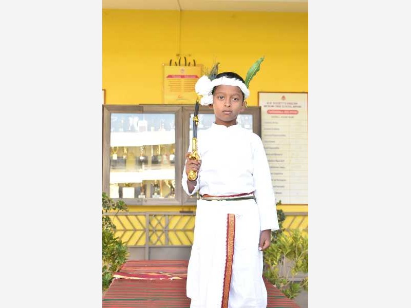 Sankranti Ethenic Day 2nd Std 2025-26 KLE CBSE School Nippani