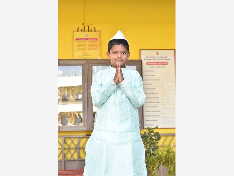 Sankranti Ethenic Day 2nd Std 2025-26 KLE CBSE School Nippani