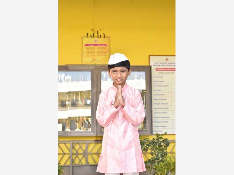 Sankranti Ethenic Day 2nd Std 2025-26 KLE CBSE School Nippani