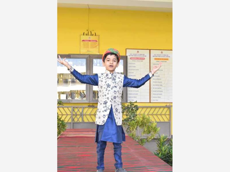 Sankranti Ethenic Day 3rd Std 2025-26 KLE CBSE School Nippani