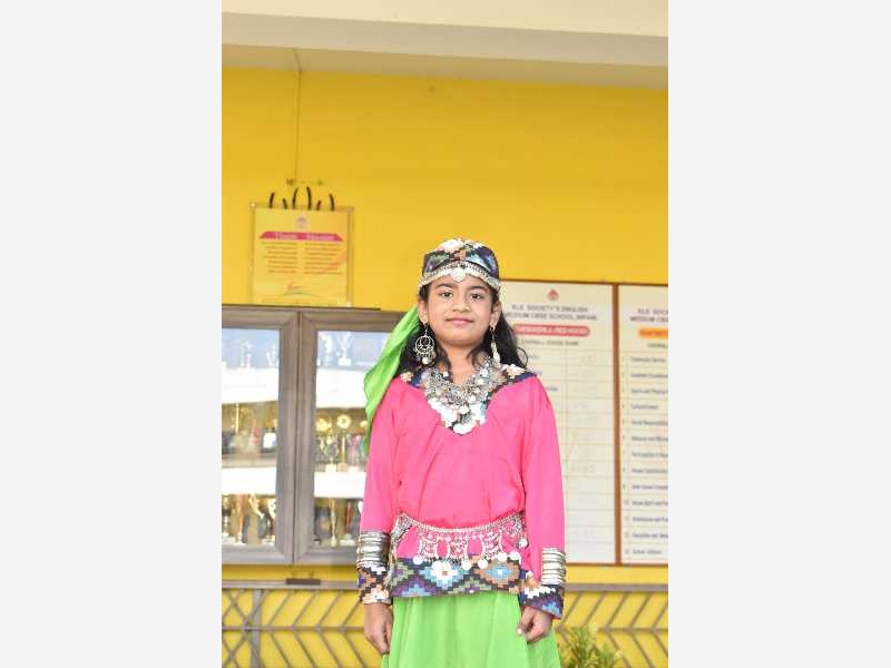 Sankranti Ethenic Day 3rd Std 2025-26 KLE CBSE School Nippani