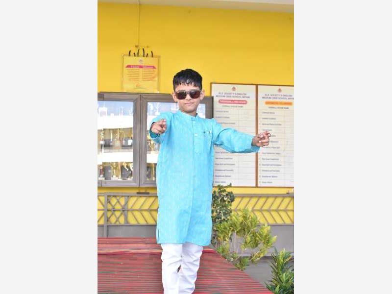 Sankranti Ethenic Day 4th Std 2025-26 KLE CBSE School Nippani