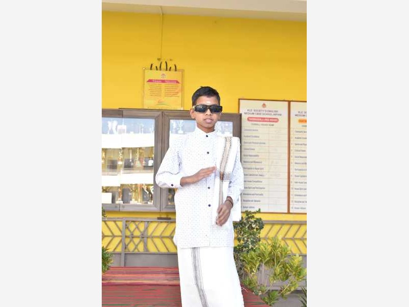 Sankranti Ethenic Day 4th Std 2025-26 KLE CBSE School Nippani